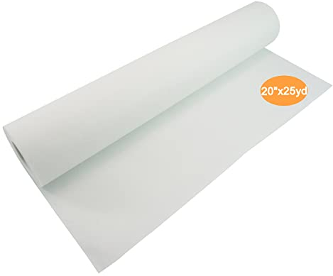 New brothread Tear Away (Reißvlies) Maschinen Stickvlies 20x25Yd (50cmx23M) Rolle - Mittleres Gewicht 50gm (1.8oz) - Schneiden Sie in beliebige Größen - für Maschinensticken und Handnähen