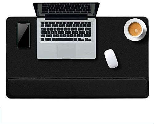 Tapis de Repose-Poignet Ergonomique Grand 3 en 1 Tapis de Souris Grand Gamer,Tapis de Jeu Lisse pour Clavier et Repose-Coude,Sous-mains antidérapant,Coutures Anti-Effilochage