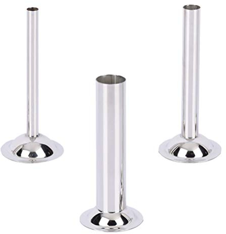 Cabilock 3 Piezas Embutidoras de Salchichas de Acero Inoxidable Embudos Embudos Herramienta de Llenado de Salchichas para Picadora de Carne Picadora de Alimentos