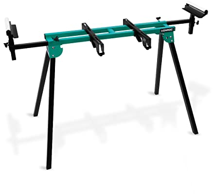 VONROC Soporte de ingletadoras - Base universal - Ajustable en altura y anchura - Capacidad de carga de 150 kg