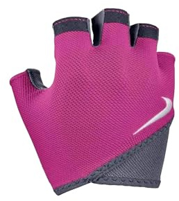 Nike Damen Gym Essential Fitness Handschuhe Training Workout Gym Grip Handschuhe, Vivid Pink/Anthracite/White, S