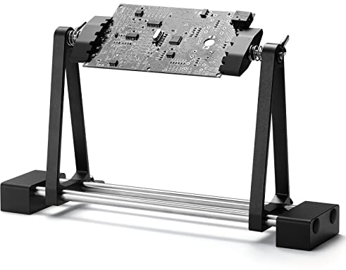 SainSmart Magnetic Adjustable Circuit Board Holder, 360 Degrees Rotated, Soldering Helping Hand for Clamping PCB, Desoldering, and Soldering DIY Working Station, ESD Safe
