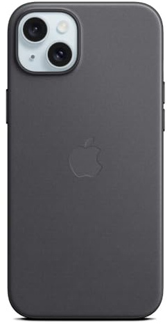 Apple Funda de Trenzado Fino con MagSafe para el iPhone 15 Plus - Negro ​​​​​​​