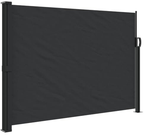 vidaXL Toldo Lateral retráctil Negro 140x300 cm