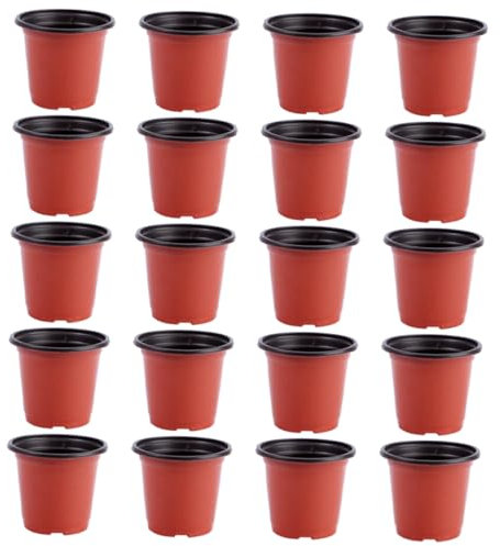 FUNOMOCYA 100piezas Macetas Prácticas para Interior y Exterior para Plantas y Flores Ligera y Duradera