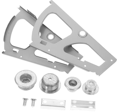 NUOBESTY Lot De 2 Charnières Pivotantes Pour Meuble À Chaussures En Acier Inoxydable Gris