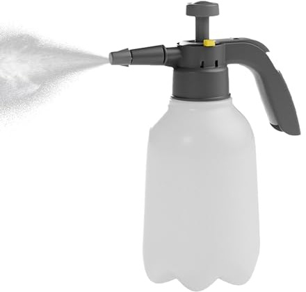 Annaffiatoio a pressione manuale, bottiglia spray regolabile di grande capacità, spruzzatore portatile da 2 l, bottiglia d'acqua a pompa per casa, giardino
