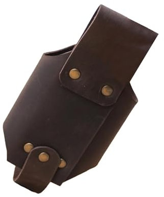 Beimus Porte-ceinture de bière en cuir PU pour canette de bière, sac banane pour bouteille de bière, pique-nique, plage
