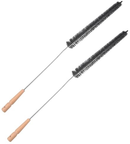 BESTOYARD 2pièces Brosse De Nettoyage Pour Sèche-linge Brosse Anti-peluches Nettoyeur De Conduit De Ventilation Accessoires De Nettoyage Pour Maison Aspirateur Longue Et Flexible