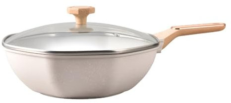 TS TAC-SKY Padella Antiaderente Ottagonale - Pentolame Multiuso For La Cucina Di Casa, Adatto For Piani Cottura A Induzione, Disponibile All'ingrosso(32cm)
