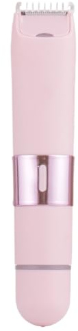 Bikini Trimmer Frauen 2-in-1 Elektrischer Rasierer Lady Shaver Wiederaufladbarer Doppelkopf-Haarschneider Wasserdicht Persönlicher Trimmer Groomer für Bikinis Beine Schamhaar Körper Intimbereich
