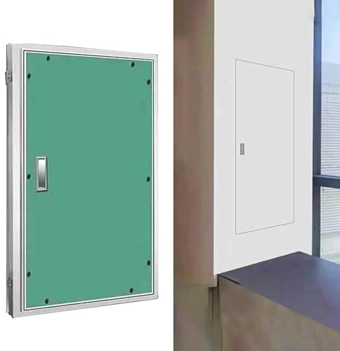 Pannello di accesso verniciabile per cartongesso, porta nascosta e sportello di ispezione sanitaria, 400 x 1000 mm, montaggio a incasso, facile installazione