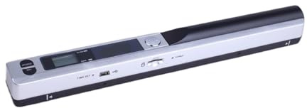 Scanner de Livres, Mini Scanner Portable for l'école, la Maison, Les Entreprises, numérisation de Photos Couleur, Prise en Charge Documents,pour Photos/Cartes d'identité/manuscrits de Bureau(Silver)