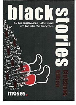 moses. black stories Christmas Edition | 50 rabenschwarze Rätsel | Das Krimi Kartenspiel