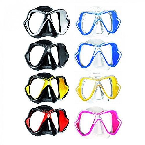 Mares X-Vision LiquidSkin 13 Scuba Diving Mask - Blue-White/Blue-White