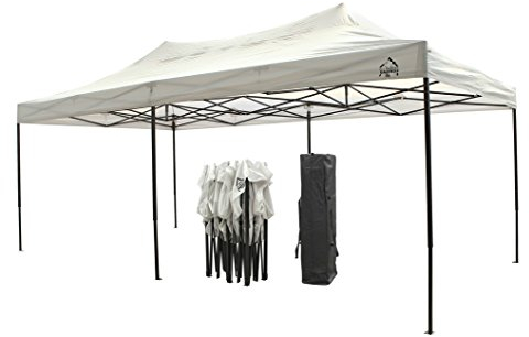 All Seasons Gazebos | 3x6m Pop Up Gazebo mit Zubehörpaket | Schwerlast, vollständig wasserdicht, hochwertige Materialien (Weiß)