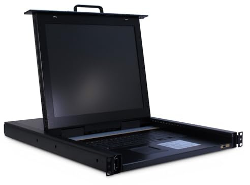 InteR-Tech KvM-1708 Led - KvM-Konsole Mit KvM-Switch - 8 Anschl?sse - Ps/2, Usb - Qwertz - 43,2 Cm (17) - Rack - Einbauf?hig - 1280 X 1024 @ 75 Hz -