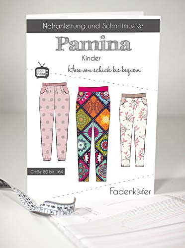 Schnittmuster und Nähanleitung - Kinder Hose - Pamina