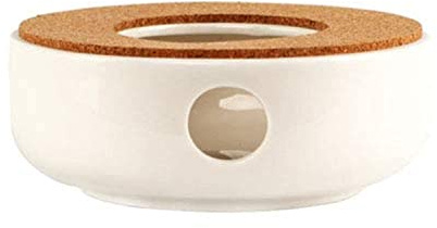 KiaoTime Ceramic Teapot Warmer, Tea Warmer for Glass Teapot, cast Iron teapot Stainless Steel, Ceramic Teapot, Tea Kettles,and Other heatproof Dish Warming Use