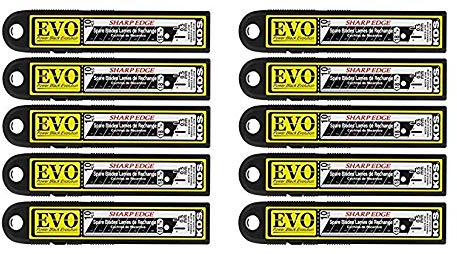 KDS 100 St. Abbrechklingen 18 mm Japanstahl schwarz spezial gehärtet - extra lange Haltbarkeit