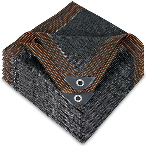 winemana Tela de Sombra Negra al 40%, Lona de Malla Duradera de 10 x 20 pies con Ojales, Malla Resistente para jardín, anticongelante para pérgola, Invernadero, Cultivo de Plantas, gallinero | Malla de sombra 40% resistente, para cultivo de plantas de invernadero, cubierta de gallinero de pérgola