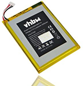 vhbw Replacement Battery compatible with Huawei E589u-12 Mobile Router Modem Hotspots (3000mAh, 3.7V, Li-Polymer)