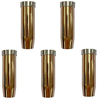 ELCAN 5 Toberas cónicas para antorcha 501D. Consumibles y accesorios pistola soldar. Toberas cónicas profesionales resistentes para torcha soldadura MB 501 hilo mig mag