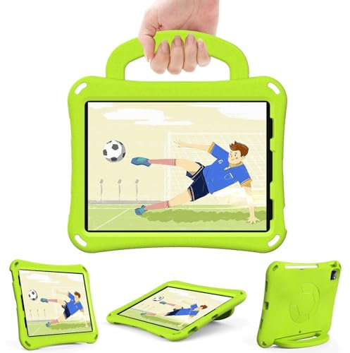 HBYLEE Tablet PC Case Compatible with iPad Air 5th Generation Case 2022/Air 4th 2020 10.9 Inch Compatible with iPad Air 5/Air 4, Compatible with Kid-Friendly Case[Grass Green]