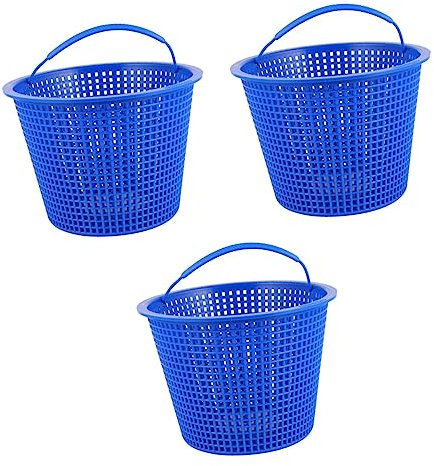 Mipcase 3 Pièces Panier Skimmer Piscine Panier de Nettoyage de Piscine Panier de Feuille de Piscine écumoire de Piscine Filtre Panier de Chaussettes à ordures Gadget de Piscine Plastique