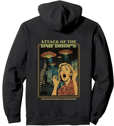 Drum N Bass Sci-Fi DnB Junglist Pullover Hoodie