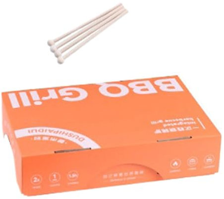 Tragbarer Barbecue Grill, Tragbarer Faltbarer Holzkohlegrill, Outdoor Barbecue Grill, Portable Campinggrill, Edelstahl Picknickgrill Für Picknick, Garten, Terrasse, Camping, Reisen 1–3 Personen