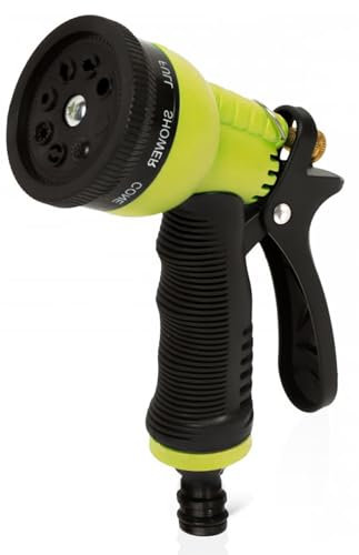 Hose Pipe Spray Gun | 8 Function Garden Spray Gun Set | Hose Pipe Nozzle Spray Gun for Watering Plants, Washing Cars & Pet Showering | Lawn & Garden Watering Equipment