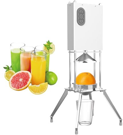 Extractor de jugo de cítricos eléctrico - Exprimidor de naranjas de calidad comercial con construcción de acero inoxidable - Exprimidor de cítricos profesional para naranjas, limones y limas - Expri