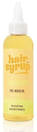 Hårsyrap | Citronaid Pre-Wash hårolja | Fräschar och vitaliserar hårbotten | Med citron, vattenmelon och citrongräs | Vegan | 100 % naturlig | 100 ml