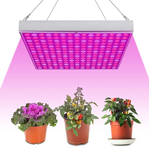 Ansobea 45 W LED-växtlampa, 225 st lysdioder odling, 4050 lm fullt spektrum LED odling, odlingsljus växtlampor för inomhusväxter, grönsaker, blomma, sådd, odlingshyllor, växthus