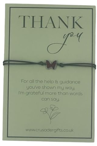 Woodside Home Living - Thank You Green Keepsake Letterbox Bracelet