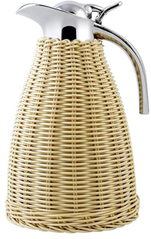 Caraffa termica in acciaio inox, contenitore isolante per bevande calde e fredde per tè, caffè, succhi di frutta, durevole, a prova di perdite, perfetto per casa e viaggi