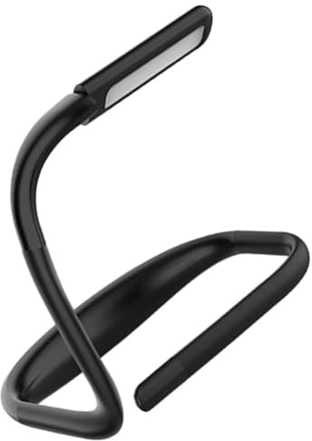 SOLUSTRE Bed Reading Light with Flexible Arm Rechargeable LED Book Light Eye-Care Wide Beam Smooth Dimming for Night Reading