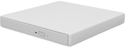 XUMIUZIY Graveur Blu Ray USB Externe, Lecteur CD DVD BD Portable(White) | Lecture Blu ray 1080P, transfert rapide 5 Gbit/s, double alimentation USB stable, lit les CD DVD BD, aucun pilote nécessaire