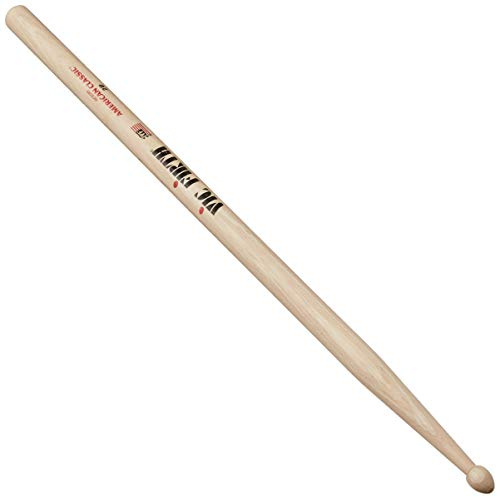 Vic FIrth - Baquetas de la serie American Classic® 2B - Madera de nogal American - Punta de Madera