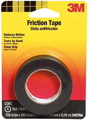 3M 3407NA Friction Tape, 0.708-Inch x 240-Inch