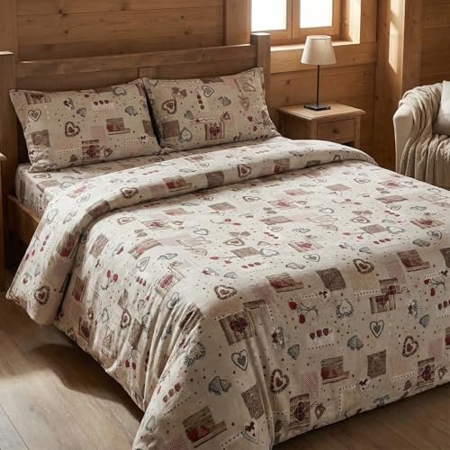 tex family Bettbezug Tiroler Design Holly Country - Einzelbett 155 x 200 cm