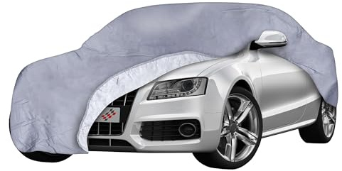 Walser Premium Autoplane All Weather Premium, Autogarage wetterfest, Vollgarage wasserdicht, UV-Sonnenschutzplane, Autoabdeckung Größe 3, Größe 3: 4,2x1,8x1,5m (LxBxH)