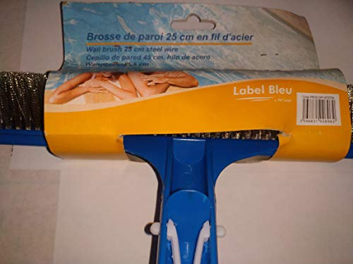 Procopi - Cepillo para pared de piscina (25 cm, acero inoxidable)