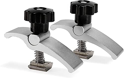 Genmitsu 2PCS T-Track Mini Hold Down Clamp Kit, CNC Router Clamp for Woodworking and Metalworking, Compatible with 3018 CNC Router Machines, 3018-PRO/ 3018-PROVer/ MX3, 6.5cm Lx 2cm Wx 5cm H