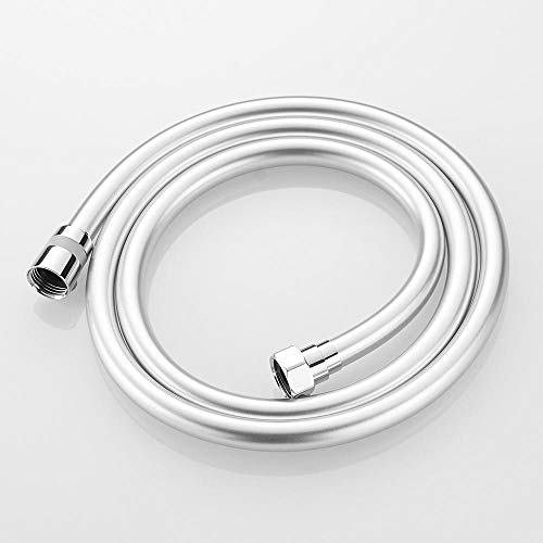 Tappeti Design Silber/Schwarz PVC Duschschlauch Sanitärschlauch 1,5 m / 2 m Badezimmer Handbrauseschlauch Zubehör Explosionsgeschützte Rohre Connector-Silve