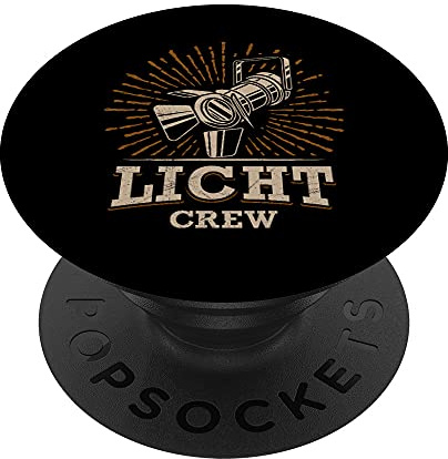 LIGHTING CREW GERMAN Lightshow Stage Lighting Accessories PopSockets Swappable PopGrip