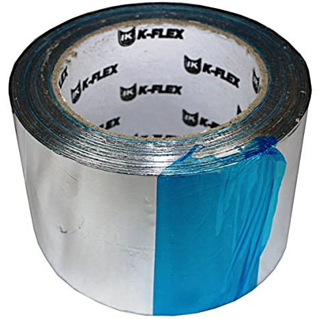 KAUFDAS 50lfm K-FLEX ALU AA CW Klebeband Aluklebeband Belüftung Isolierung Aluband Aluminiumband (100mm)