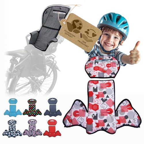 Ersatzbezug kompatibel mit Römer Kinderfahrradsitz – Weiches Ersatzpolster für Fahrradsitz Kinder – Sitzbezug, waschbar bei 30°C – Komfort Polster für Kinder Fahrradsit MOD 4 (ABC)
