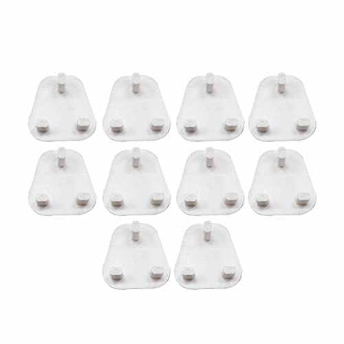 SUL Baby Safety Plug Socket Covers, Wall Plug Covers for Children, Tight Fit Child Safety Electrical Outlet Socket Protectors Plug Covers for Indoor and Outdoor Use – Pack of 10 (White)